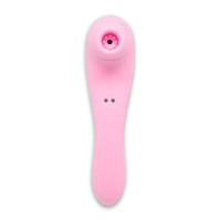 Вакуумний стимулятор з вібрацією Wooomy Smoooch Pink Clitoral