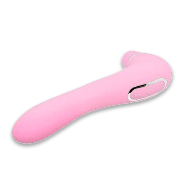 Вакуумний стимулятор з вібрацією Wooomy Smoooch Pink Clitoral