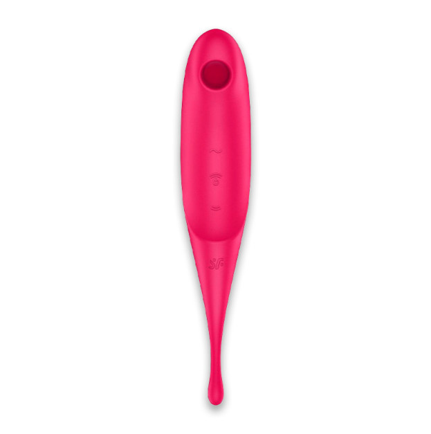 Вакуумный стимулятор Satisfyer Twirling Pro Red