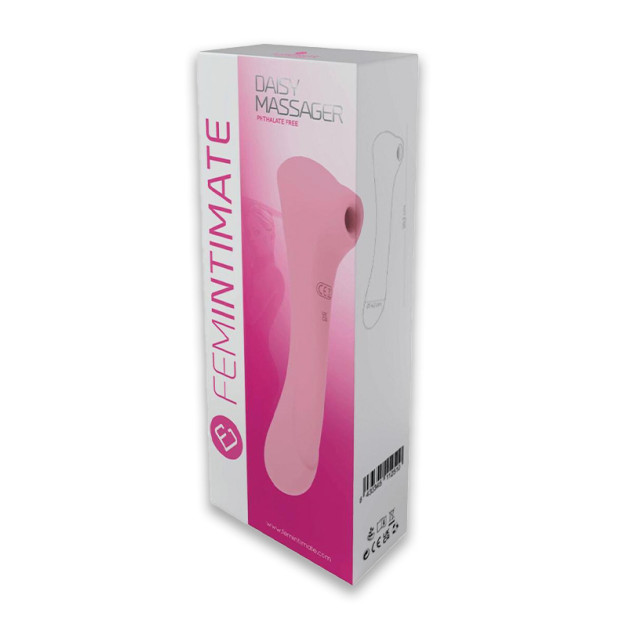 Вакуумний кліторальний стимулятор Femintimate Daisy Massager Pink