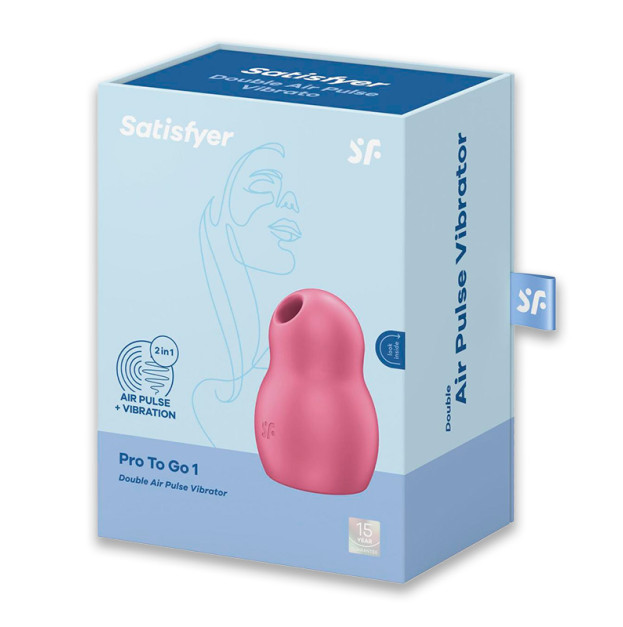 Вакуумний стимулятор Satisfyer Pro To Go 1 Red
