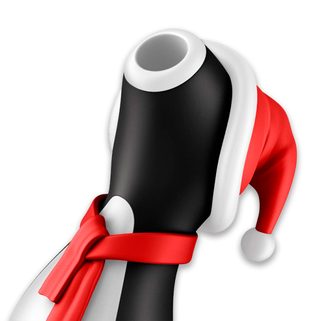 Вакуумный клиторальный стимулятор Satisfyer Penguin Holiday Edition