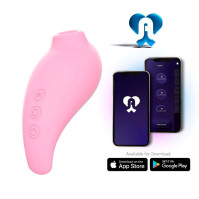 Вакуумный стимулятор с подключением к приложению Adrien Lastic Revelation Pink APP
