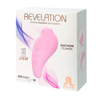 Вакуумный стимулятор с подключением к приложению Adrien Lastic Revelation Pink APP