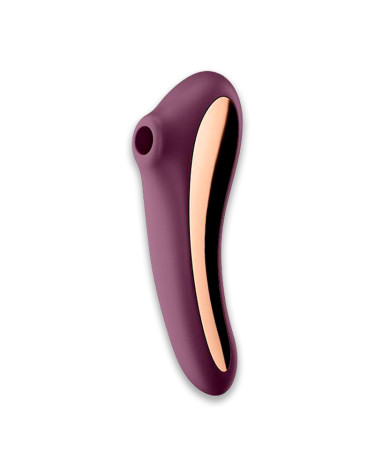 Вакуумний вібратор Satisfyer Dual Kiss Wine Red