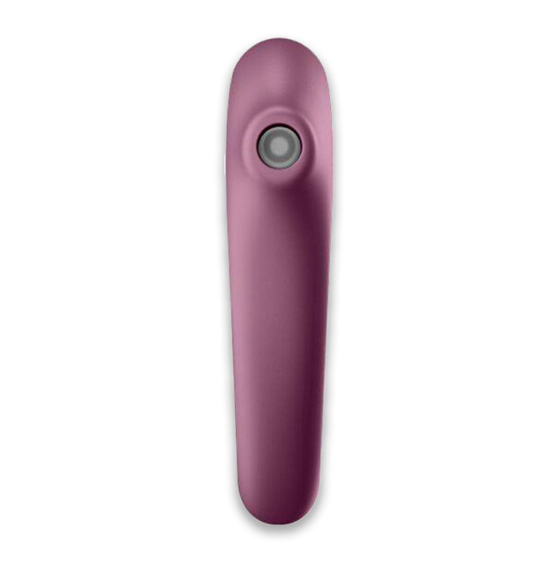 Вакуумний вібратор Satisfyer Dual Kiss Wine Red