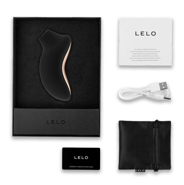 Звуковой вакуумный стимулятор LELO SONA Black