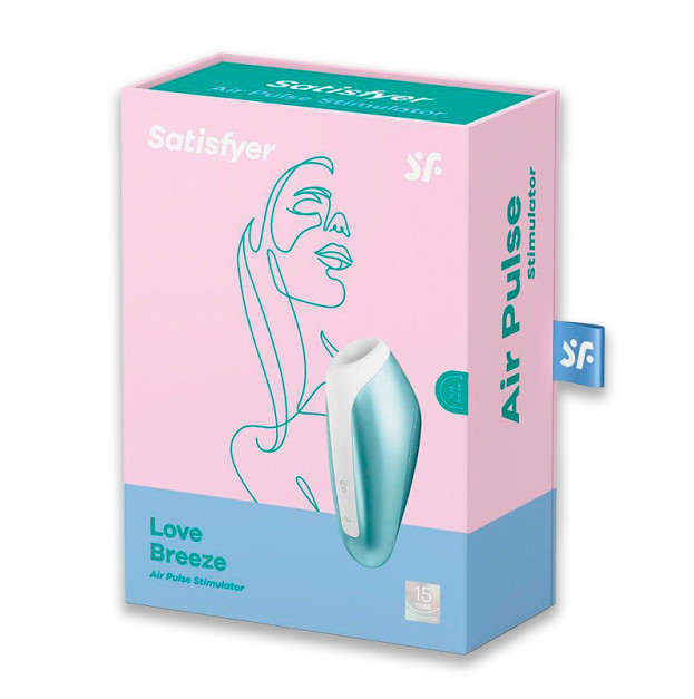 Міні вакуумний стимулятор Satisfyer Love Breeze Ice Blue