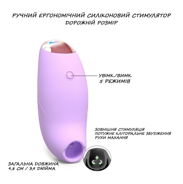 Вакуумний кліторальний стимулятор Love To Love BELIEVER VIVA MAUVE