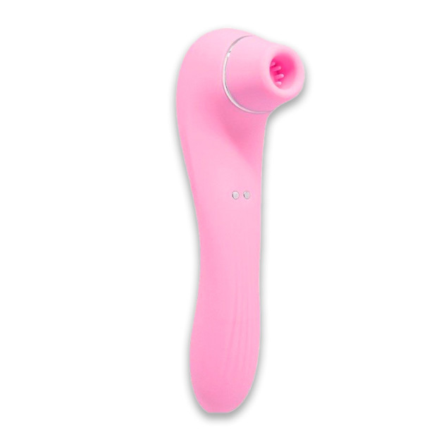 Вібратор та вакуумний стимулятор Alive Midnight Quiver Pink