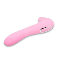 Вібратор та вакуумний стимулятор Alive Midnight Quiver Pink