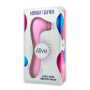 Вібратор та вакуумний стимулятор Alive Midnight Quiver Pink
