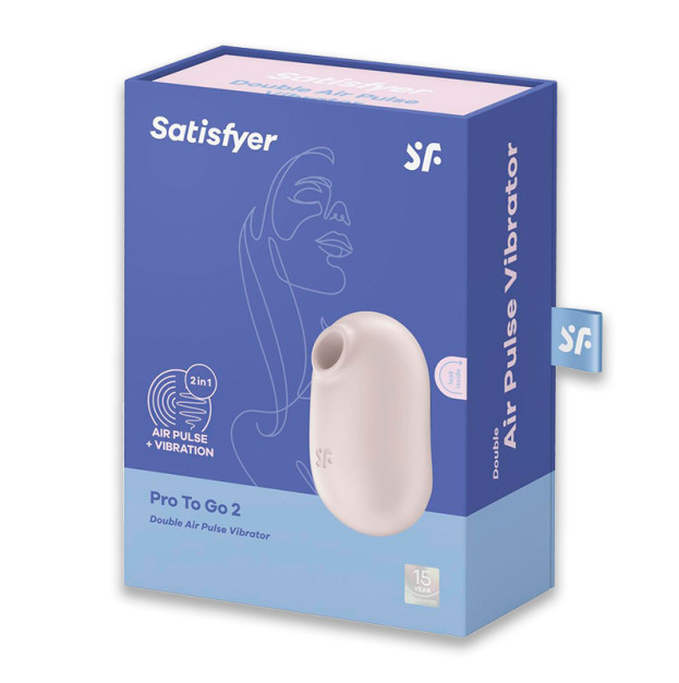Вакуумный стимулятор Satisfyer Pro To Go 2 Beige