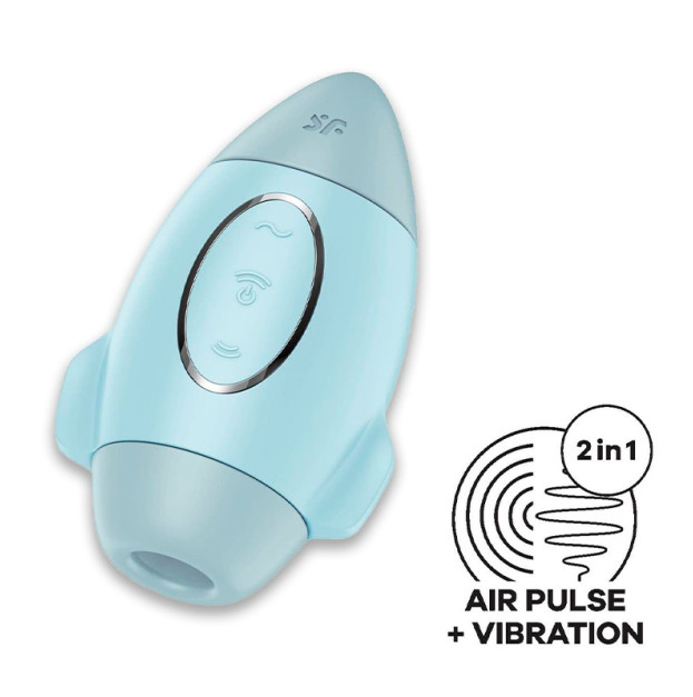 Вакуумный вибратор Satisfyer Mission Control Blue