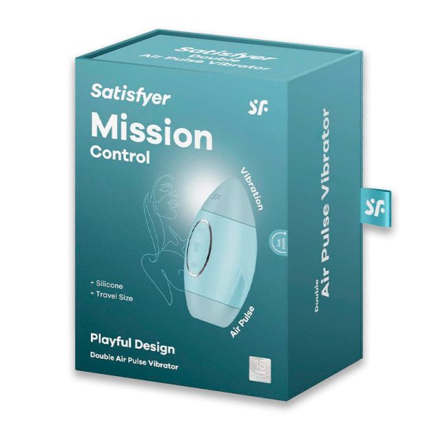 Вакуумный вибратор Satisfyer Mission Control Blue