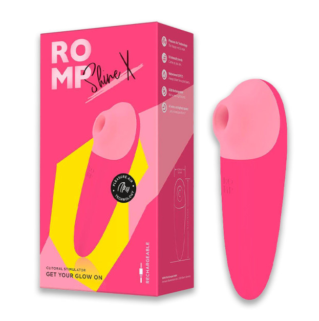 Вакуумний кліторальний стимулятор Romp Shine X