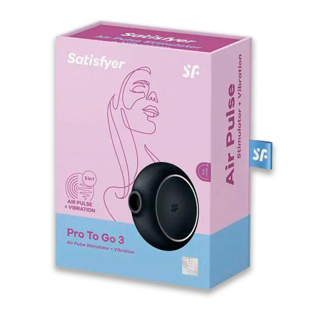 Вакуумний стимулятор Satisfyer Pro To Go 3 Black