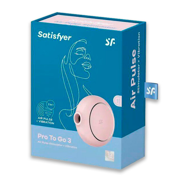Вакуумний стимулятор Satisfyer Pro To Go 3 Rose