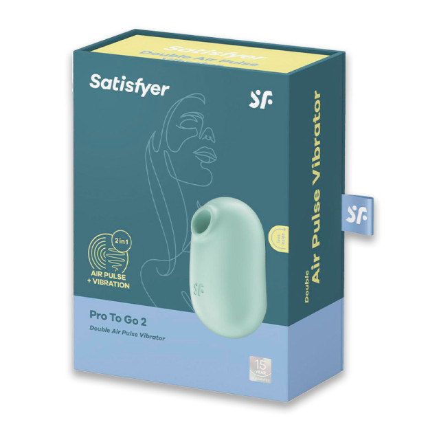 Вакуумный стимулятор Satisfyer Pro To Go 2 Mint