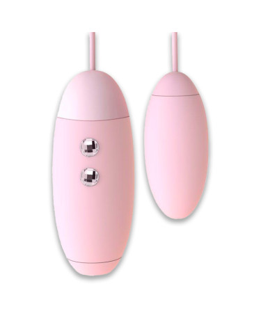 Вакуумный стимулятор с виброяйцом KisToy Miss VV Pink