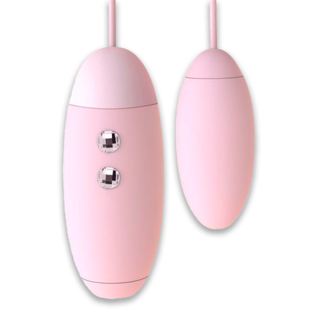 Вакуумный стимулятор с виброяйцом KisToy Miss VV Pink