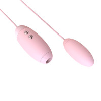 Вакуумный стимулятор с виброяйцом KisToy Miss VV Pink