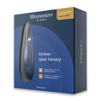Вакуумный клиторальный стимулятор Womanizer Premium 2 Blueberry