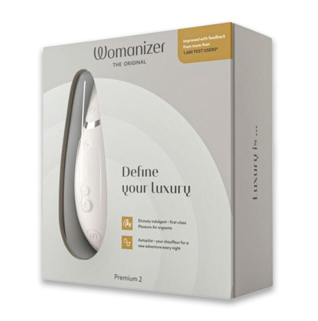 Вакуумный клиторальный стимулятор Womanizer Premium 2 Grey