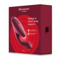 Вакуумный клиторальный стимулятор Womanizer Duo 2 Bordeaux