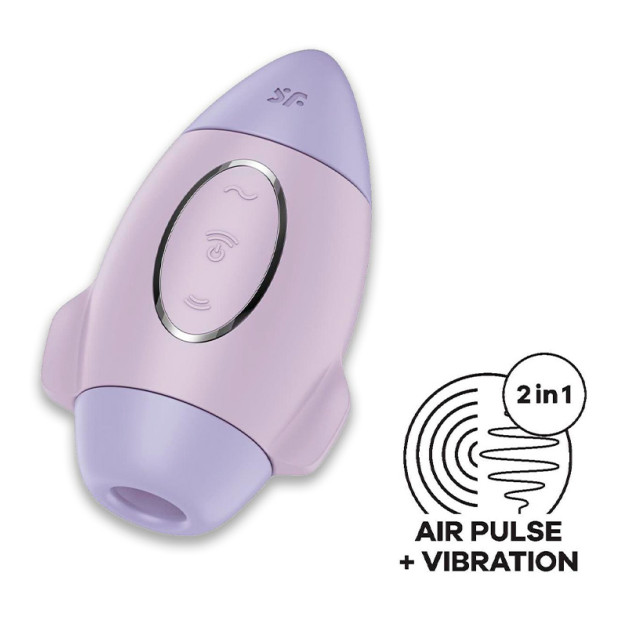 Вакуумний вібратор Satisfyer Mission Control Violet