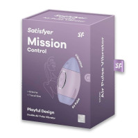 Вакуумний вібратор Satisfyer Mission Control Violet