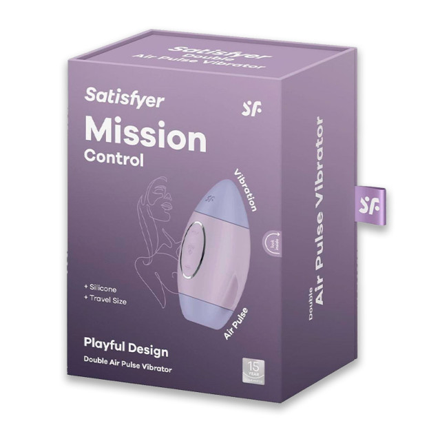 Вакуумний вібратор Satisfyer Mission Control Violet