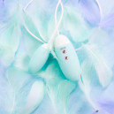 Вакуумний стимулятор з віброяйцем KissToy Miss VV Cyan