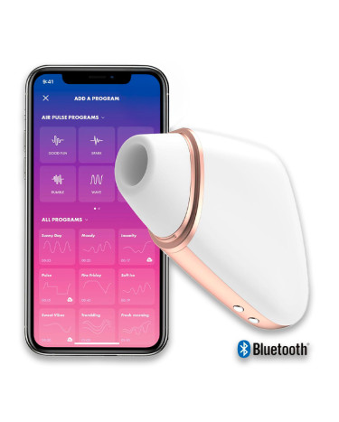 Вакуумний кліторальний стимулятор Satisfyer Love Triangle White