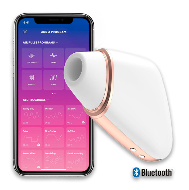 Вакуумний кліторальний стимулятор Satisfyer Love Triangle White