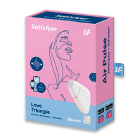Вакуумний кліторальний стимулятор Satisfyer Love Triangle White