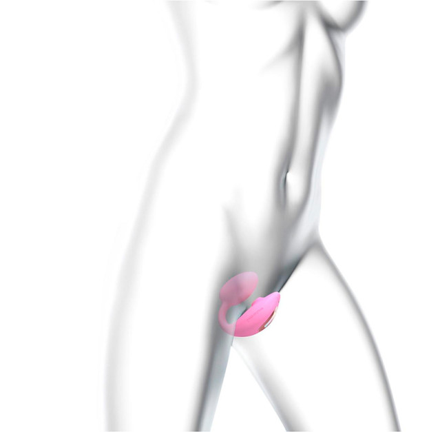 Віброяйце з вакуумною кліторальною стимуляцією Love To Love Wonderlover PINK PASSION