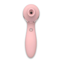 Вакуумний вібратор KisToy Polly Plus Pink