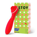 Вакуумний вібратор KisToy Polly Plus Red