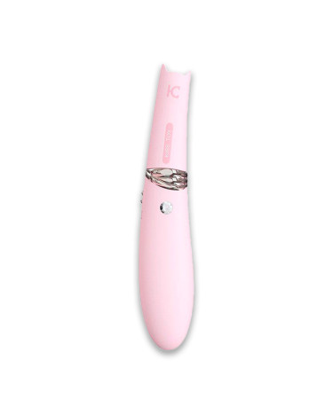 Вакуумный стимулятор с вибрацией KisToy Miss CC Pink