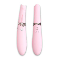 Вакуумный стимулятор с вибрацией KisToy Miss CC Pink