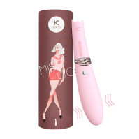 Вакуумный стимулятор с вибрацией KisToy Miss CC Pink