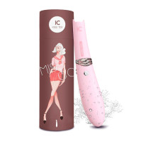 Вакуумный стимулятор с вибрацией KisToy Miss CC Pink