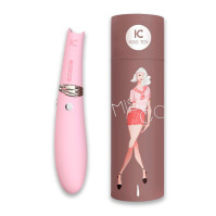 Вакуумный стимулятор с вибрацией KisToy Miss CC Pink