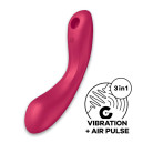 Вакуумний вібратор Satisfyer Curvy Trinity 1 Red
