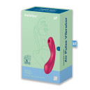 Вакуумний вібратор Satisfyer Curvy Trinity 1 Red