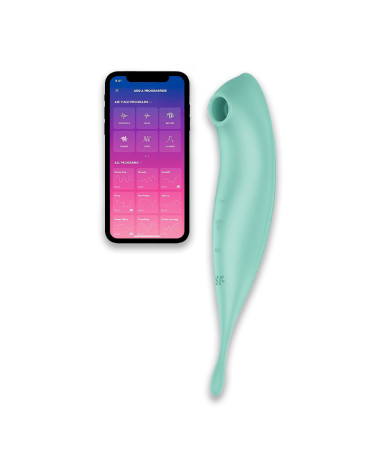 Вакуумный стимулятор Satisfyer Twirling Pro Plus Mint