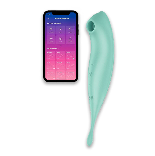 Вакуумный стимулятор Satisfyer Twirling Pro Plus Mint