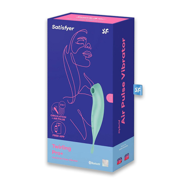 Вакуумный стимулятор Satisfyer Twirling Pro Plus Mint