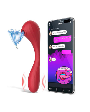 Вакуумный стимулятор для клитора и вагины Magic Motion Bobi Red